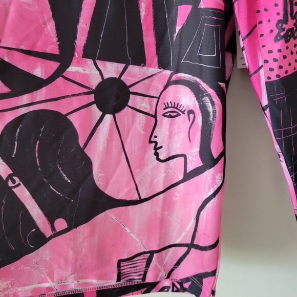 Swiminista X James Peter Henry Rashguard Men's Good Vibes Surf/Swim Shirt NWT - Picture 2 of 5